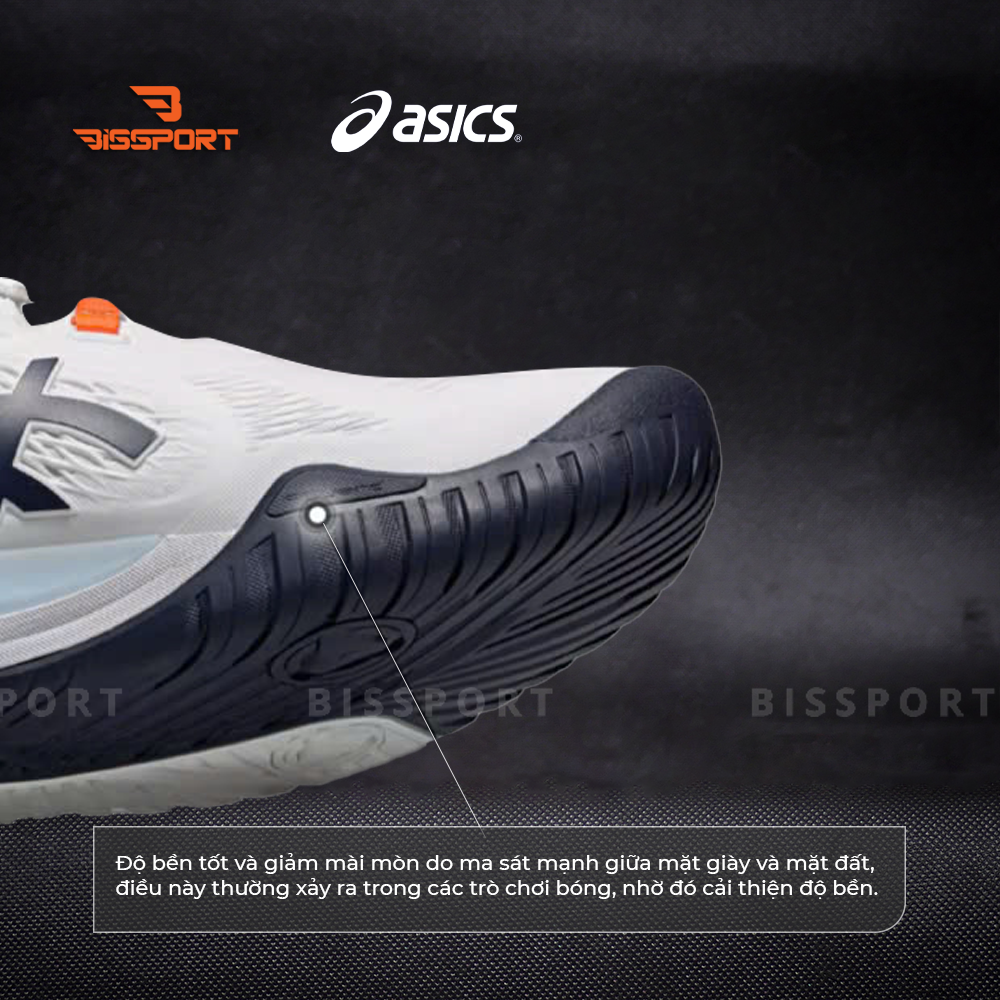 Giày Tennis/Pickleball Asics Gel Resolution X Chính Hãng - Trắng Xám - Ổn Định - Thoáng Khí - Nhẹ Giảm Chấn - Bền Bỉ